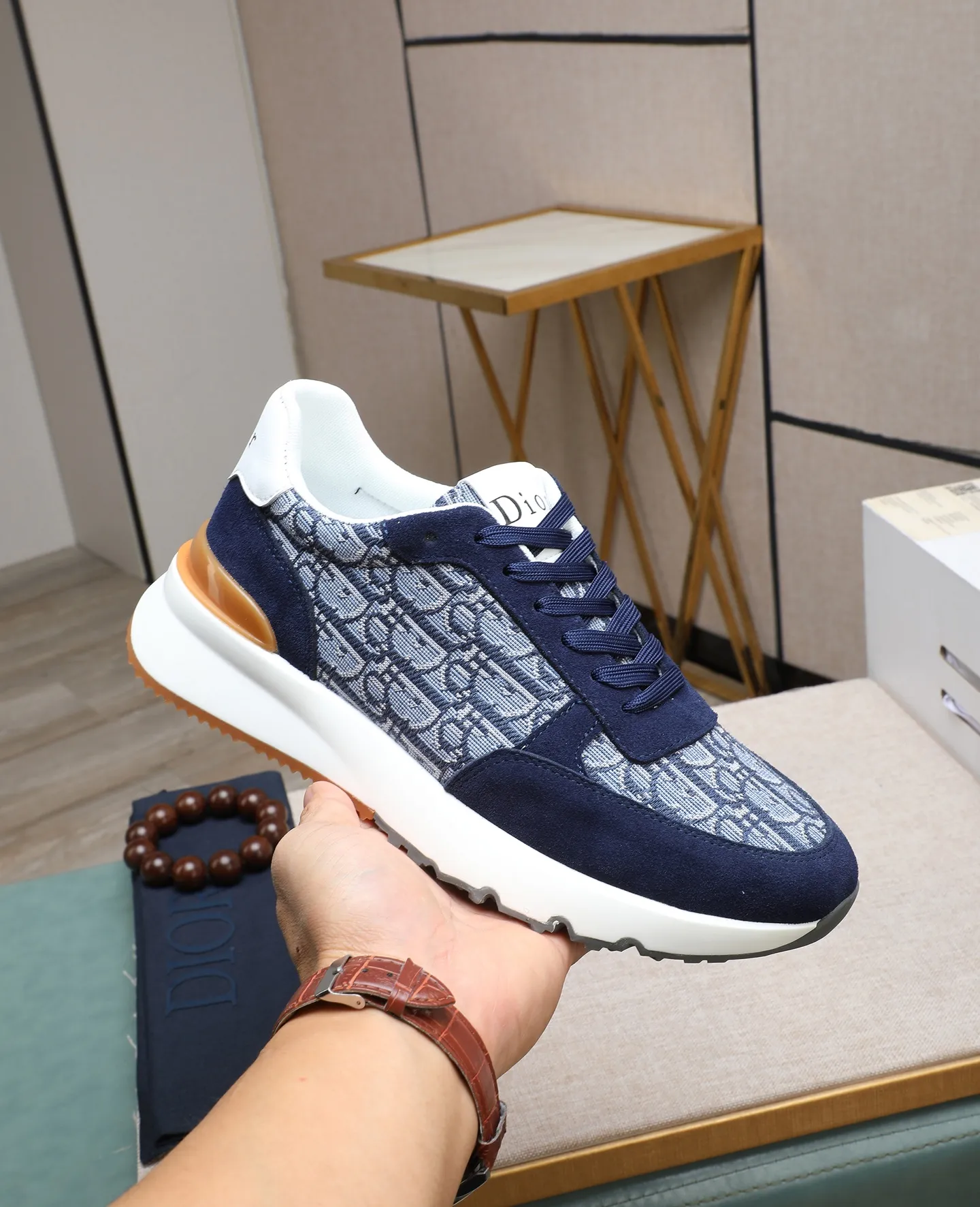 Men's men's shoes💰460 🌹🌹[Dior] latest model🙈original replica! 👟👟👟You can go to the top-notch workmanship. The upper is made of Italian 🇮🇹imported cowhide. The mesh lining is suitable for travel. The original replica outsole makes it suitable for all kinds of travel, showing low-key luxury. Let quality speak for itself. Color: Size: 38-44